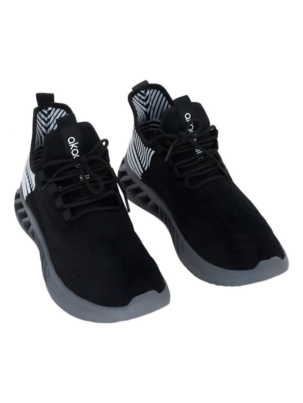 Akademiks Men's Fit Fashion Sneakers Black Size 9M